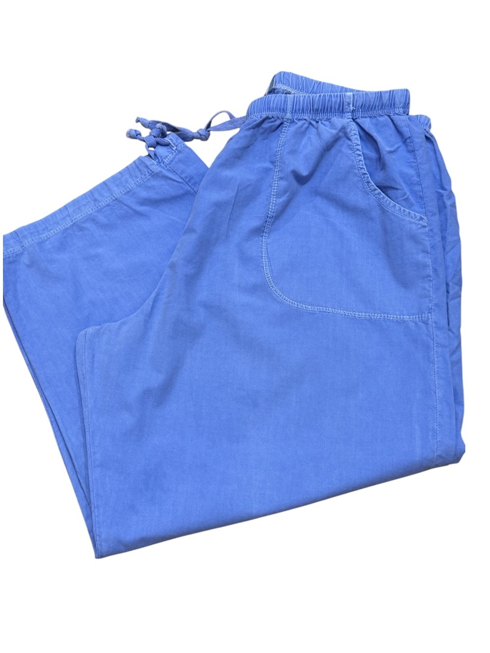 fresh produce Blue Drawstring Capris- Size XL - Picture 2 of 6